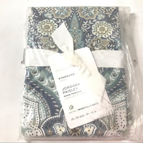 Pottery Barn Bedding Pottery Barn Jordana Paisley Sham Standard 26